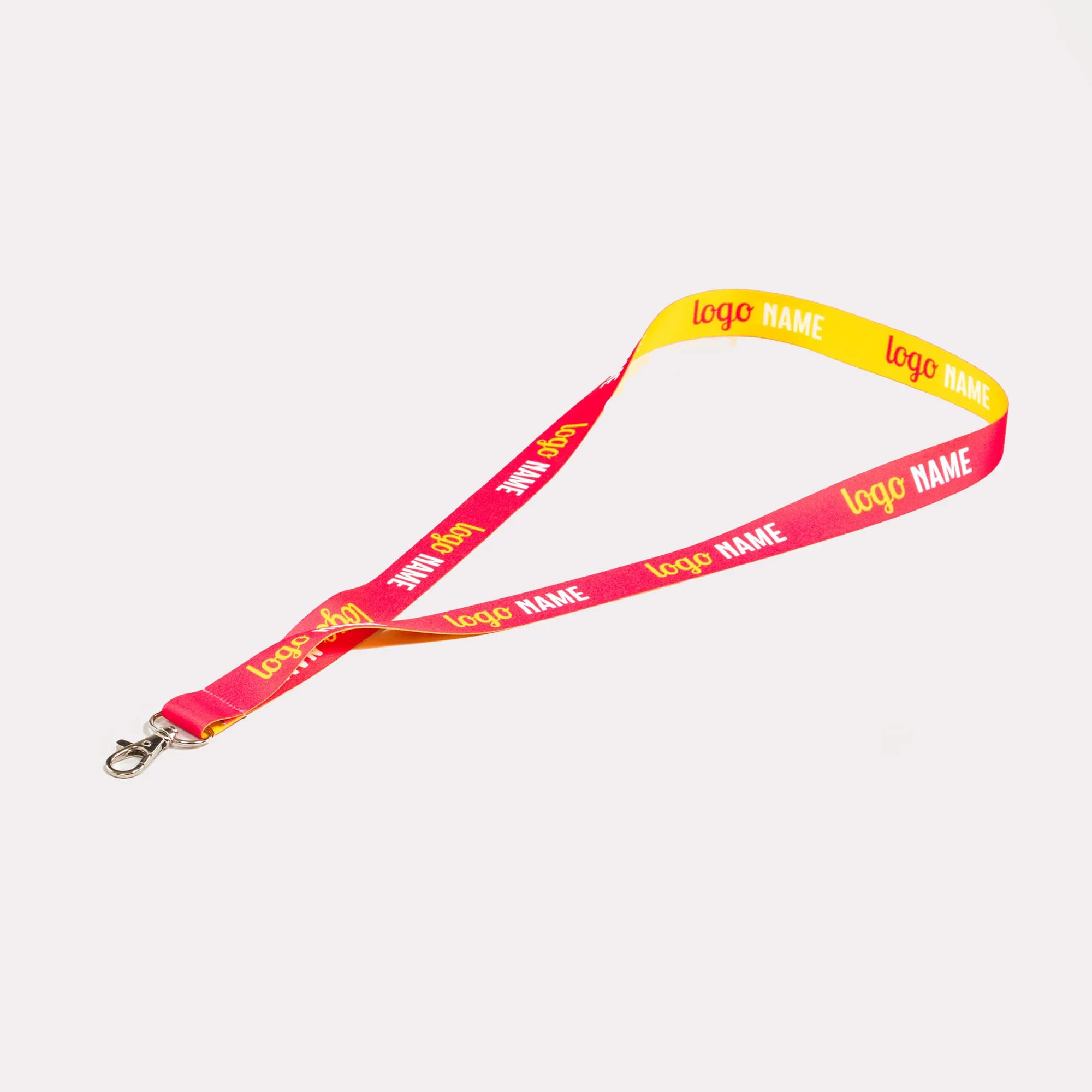 Basic keycord met karabijnhaak - Bedrukte polyester lanyard