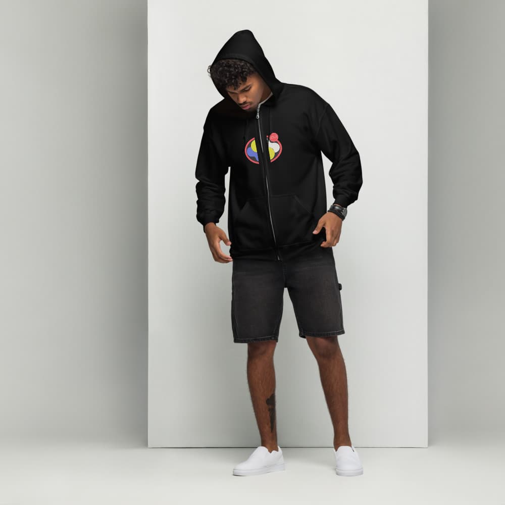 Zip hoodie met bedrukking - Gildan 18600 - productafbeelding 1